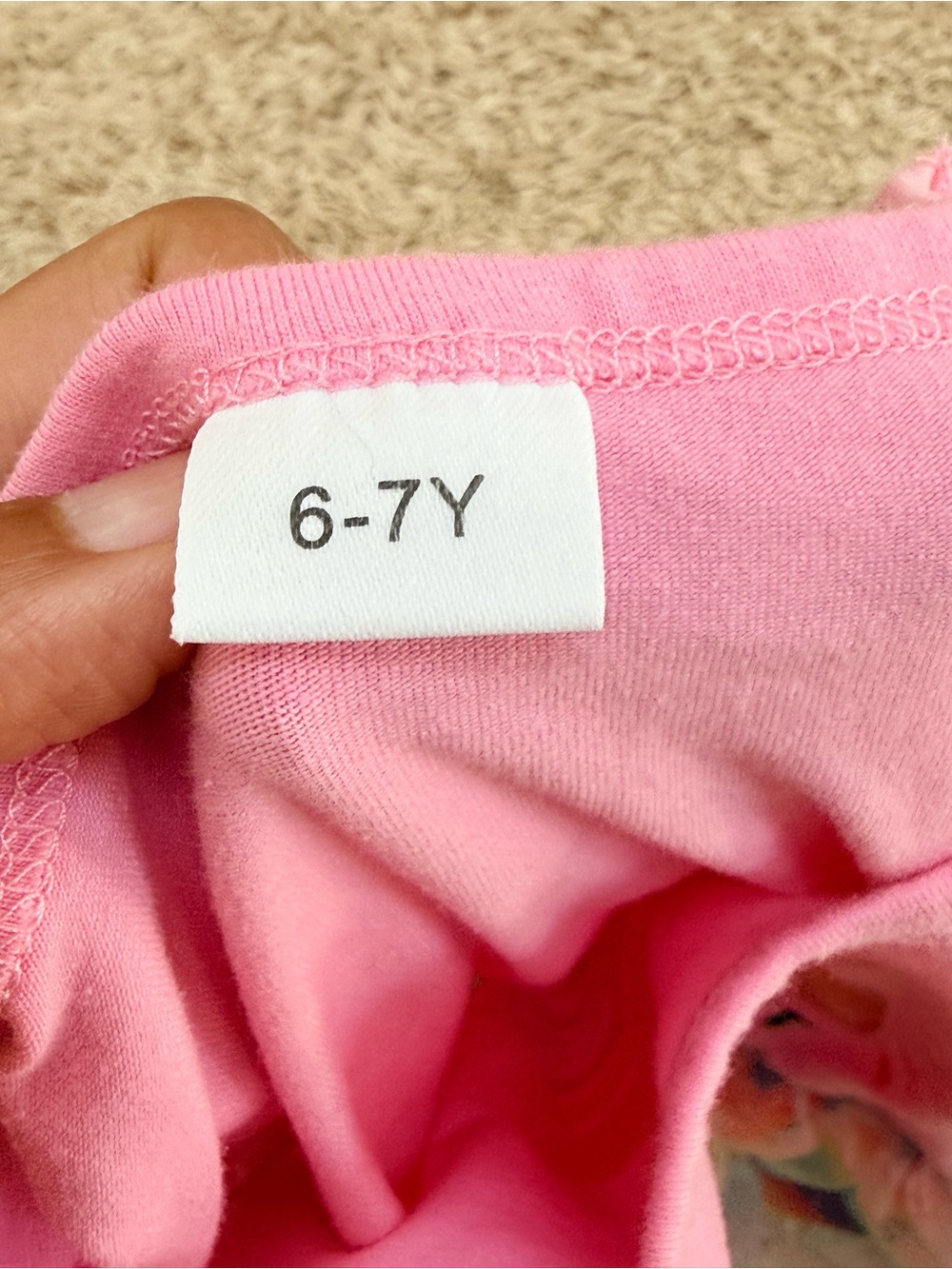Girls Rainbow “Love Is Love” Dress – Size 6‑7Y – Good Condition - Picture 2 of 5